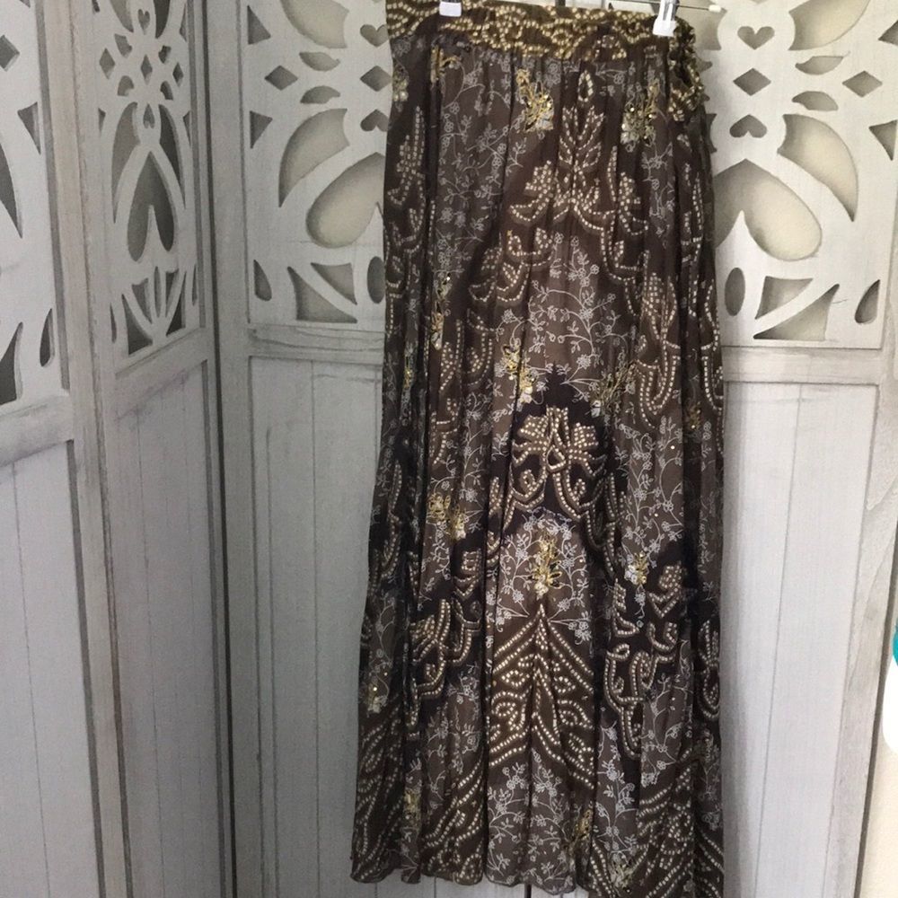 Sequined Maxi Skirt by Autograph New York. Sz S